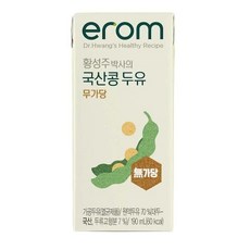 이롬 황성주 박사의 국산콩 두유 무가당, 190ml, 256개