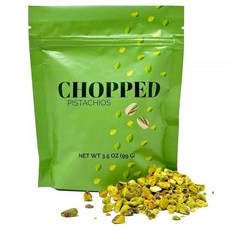 잘게 썬 생 피스타치오 볶지 않은 베이킹용 다진 무염 미국에서 제조 재밀봉 가능한 백 99.2g(3.5온스), 잘게 썬 생 피스타치오, 볶지 않은 베이킹용 다진 무염