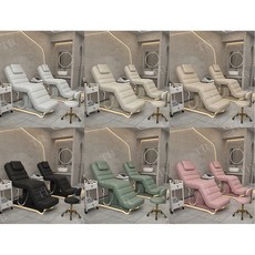 장비 전동 3모터 최신 디자인 마사지 침대 트리트먼트 테이블 속눈썹 페이셜 베드, 190 70 62 74cm OEM
