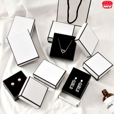 반지상자 고급 쥬얼리박스 귀걸이 반지 목걸이 선물 보관 화이트