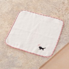 貝柔 刺繡抑菌紗布小方巾-(單入) 柔軟親膚 抑菌呵護 寶寶清潔必備