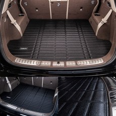 2026년 쏘렌토 가죽 트렁크매트 / 트렁크 바닥 매트 / 트렁크 깔판 / 하이브리드 / 디젤 가솔린, 1) 블랙, 5인승