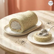 북해도스위트코리아 흑임자롤케이크, 1개, 350g
