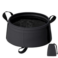 여행 관광 야외용품 휴대용 접이식 세면대 발, 색상: 3. 1 pcs black, 1개