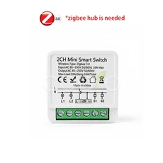 1 2 3 Gang Matter WiFi 스위치 모듈 스마트 홈 릴레이 자동화 차단기 Homekit Smartthings Alexa Google, 02 2CH, 01 02