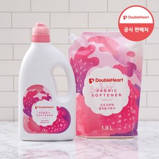 더블하트 유아용 섬유유연제 플로럴아로마 (용기+리필), 1세트