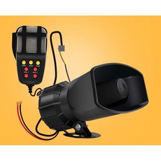 차량용 싸이렌 스피커 알람 경보 앰프 초강력 경적 지게차 크락션 트럭 화물차, 1개