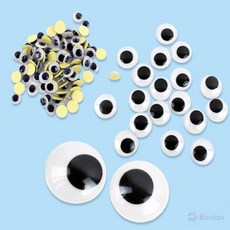 베니온 인형눈스티커 유치원만들기키트, 30mm