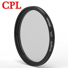 KnightX-CPL 편광 필터 캐논 소니 호환용 니콘 400d d5300 1300d d600 라이트 포토 d70 49mm 52mm, [01] CPL, [06] 67MM, 1개
