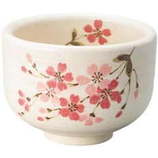 에얼넷(Ale-net) 말차 그릇 10.5×H7.5cm 가지벚꽃 야점 그릇 미니 말차 그릇 다도 다도 도구 말차 찻그릇 도자기 미노야키 일본산
