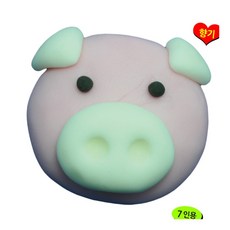 비누찰흙 비누만들기 십이지신 돼지 7인 창의력 만들기수업 작품만들기