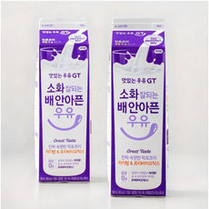 남양유업 맛있는우유GT 소화 잘되는 배 안아픈 저지방 & 프리바이오틱스 우유 900ml, 6개
