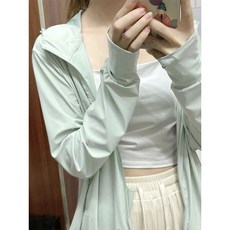 粉色冰絲防曬衣女夏季新款防紫外線戶外透氣防曬服寬鬆開衫薄外套