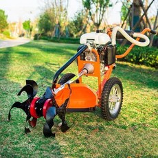 주행식 벌초 기계 자주식 제초기 다기능 작은 풀 및 긴풀 수확기 4행정 + 대형 선물, 1개