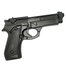 스투피드 권총 모형 (고무재질), 단품, 1개