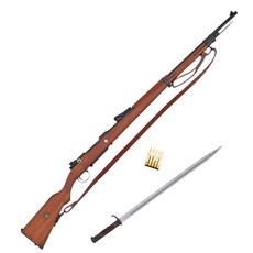 1:6 精工98k長步槍模型 - 一戰德國毛瑟1898 Kar98k步槍仿真模型, 98k長步槍