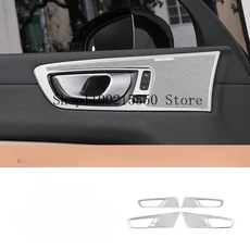 볼보 XC60 2026용 자동차 도어 스피커 컬럼 혼 오디오 사운드 프레임 패널 장식 커버 트림 인테리어 액세서, 01 은