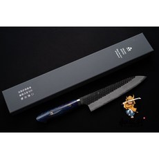 和欣行 現貨 日本青森縣 二唐刃物 粉末鋼 龍麟 黑打 洋牛刀 210MM, 1個