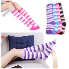 [지니몰] 줄무늬 롱수면양말 임산부 겨울양말 1+1+1