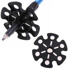 등산스틱 눈꽃모양 바스켓 2개 1세트 등산스틱부품, 1개, 스틱 홀더 2개1세트