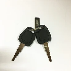 [호환제품] 2PCS F981/2/3/4/5/6/7/8/9 F990 키 대우 두산 Bobcat Terex 굴삭기 중장비 점화 시작 스위치, 01 F990
