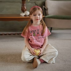 新款可愛童裝 女童短袖 女童2025夏季新款可愛卡通短袖T恤寶寶中小童洋氣半袖上衣夏裝潮