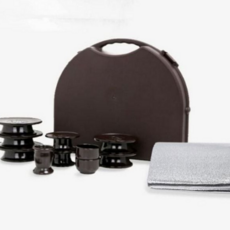 제사 제기 간편 원터치 상차림 제사 용품 추모 명절 플라스틱 휴대용 접이식 제기함 추모용 여행 간단 벌초, 1개