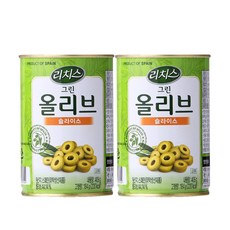 리치스 그린 올리브 슬라이스, 405g, 2개