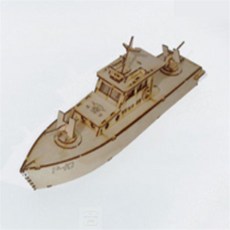 영공방 목공 DIY 미니어처 인테리어 장식 소품 해양 경비정 취미 만들기 조립 키트 교재