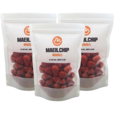 매일칩스 동결건조 딸기칩, 3개, 100g