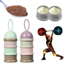 데일리버킷 파우더 소분통 분할통 휴대용, 2개