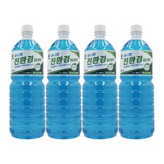 유니캠 친환경 워셔액 워시플러스, 4개, 1.8L