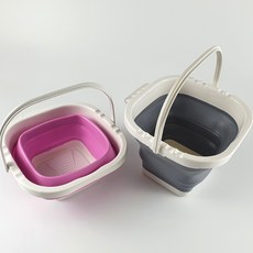 미술용품 수채화 물통 대용량 사각 접이식 자바라