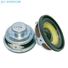 AIYIMA 2Pcs 40MM 미니 오디오 휴대용 스피커 16 코어 4 옴 5W 범위 고무 측면 NdFeB 마그네틱, 1) 2pcs Speaker, 2pcs Speaker