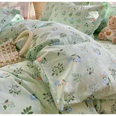 순면이불커버 누빔이불커버 커버 순면 홑겹 사계절, F형 150x200cm