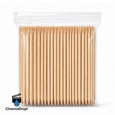 네일 우드스틱 7.5cm 100개입 네일팁 파츠 제거 도구, 1개, 단삭