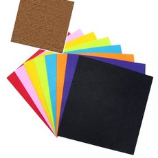 부직포 4절 밤색 44x44 10개 만들기놀이 컬러부직포 수업교구