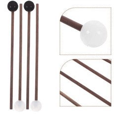 드럼 말렛 드럼용 고무 타악기 스틱 휴대용 컴팩트 경량 간편 휴대, 1개, 기본