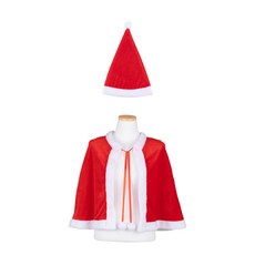 아트포유 산타 모자 망토 세트 남자 여자 크리스마스 코스튬