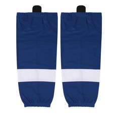 RVOKYE 훈련 및 게임용 프로 아이스 하키 양말 - 고밀도 메시 빠른 건조 통기성 하키 양말 청소년 성인용 Ht10-레드 L, Small, Ht20-블루