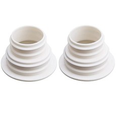 SITEDAN 방취 캡 세탁기 배수구 캡 배수구 커버 배수 호스용 세탁기 주방 세면대 탈취 방충 2개 세트 (흰색)