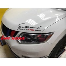 娜娜汽車 日產 T32 X-TRAIL 專用 燈眉貼, 1個