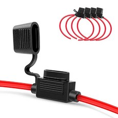 대형퓨즈용 16AWG 전선 방수퓨즈홀더 ATO Fuse Holder 휴즈 미포함 16AWG 전선