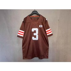 한국 브라운메쉬 망사유니폼 전사제작 반팔유니폼 오버핏티셔츠 R790