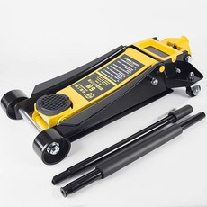 자동차 유압잭 3톤 차량용 타이어 교체 도구 수평 유압 작기 소형작기 수리용 공구 유압실린더 활용 편리한 작업용, 4톤 초저 천파운드 탑, 1개