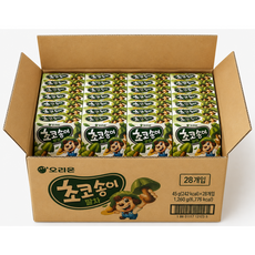 오리온 초코송이 제주말차 케이크맛, 28개, 45g