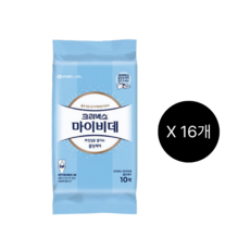 [크리넥스] 마이비데 휴대용 비데티슈 23g x 10개입 x 16개