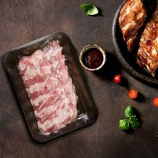 파이팅한돈 1등급 등갈비 600g 갈비구이 돼지갈비 쪽갈비 돼지구이 돼지고기 정육점 우리한돈 우리돼지, 1개