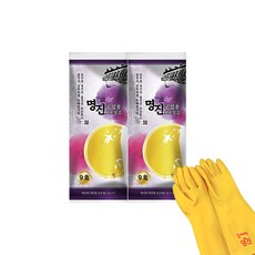 명진 공업용 장갑 9호, 노랑, 2개