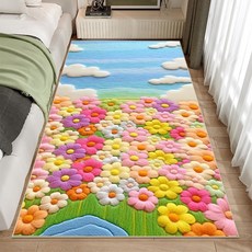 거실카펫 침실 럭셔리 바닥매트 쇼파 의자바닥 러그 미끄럼방지, 60x180cm